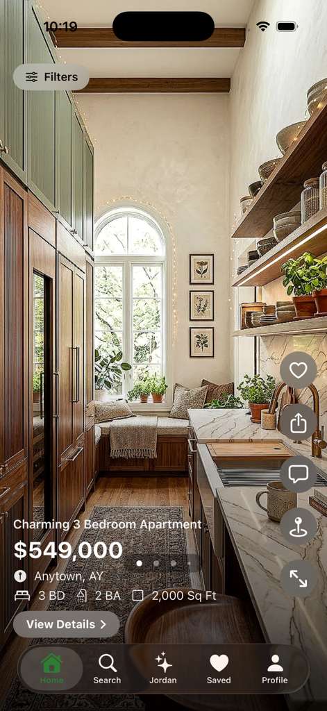 Shellfeed on iPhone — buyer listing view